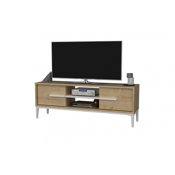 EVDEKİMODA ESLEM 120 TV ÜNİTESİ (SAFİR-BEYAZ) - 4