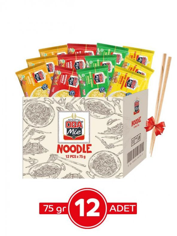 OBA Mie Karma Çeşnili Noodle 12li