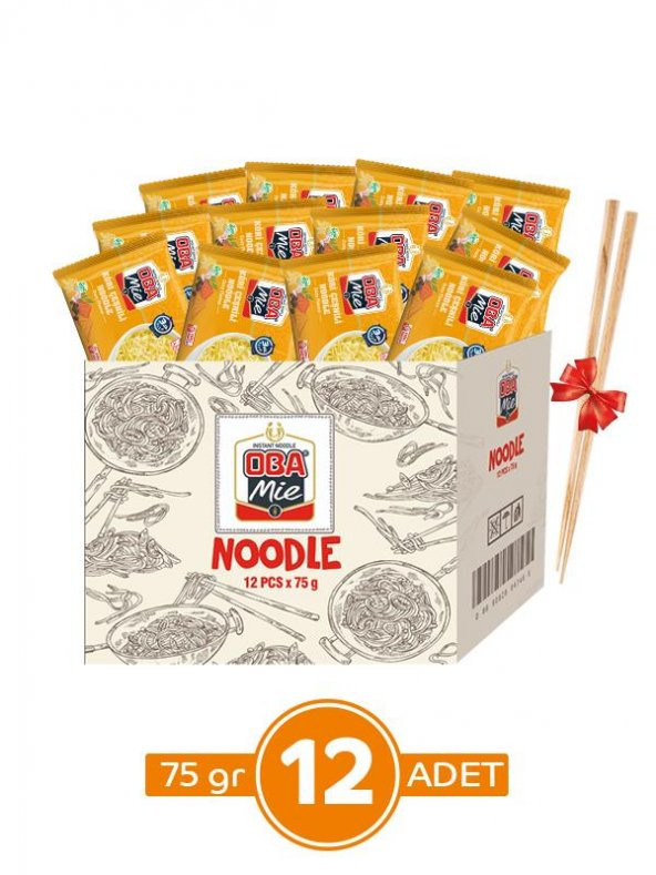 Oba Mie Köri Çeşnili Noodle 12li