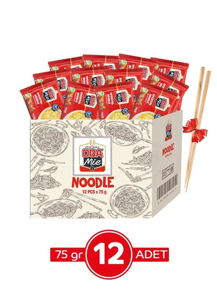 Oba Mie Spesiyal Çeşnili Noodle 12'li - 1