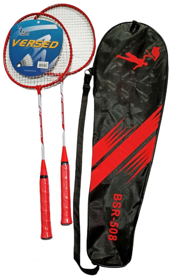 Avessa Badminton Raket Set Kırmızı Çantalı BRS-508