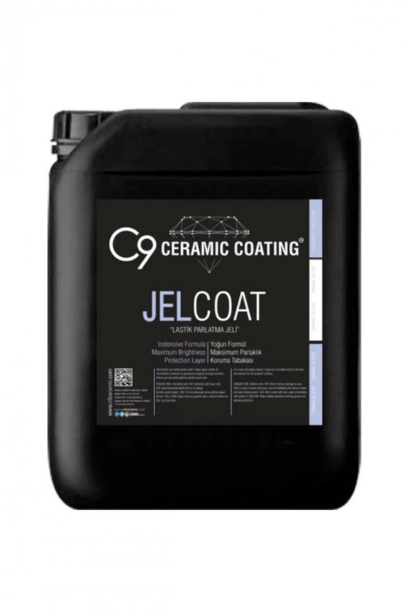 Carwax-c9 Jel Coat - Lastik Parlatma Jeli 5 lt