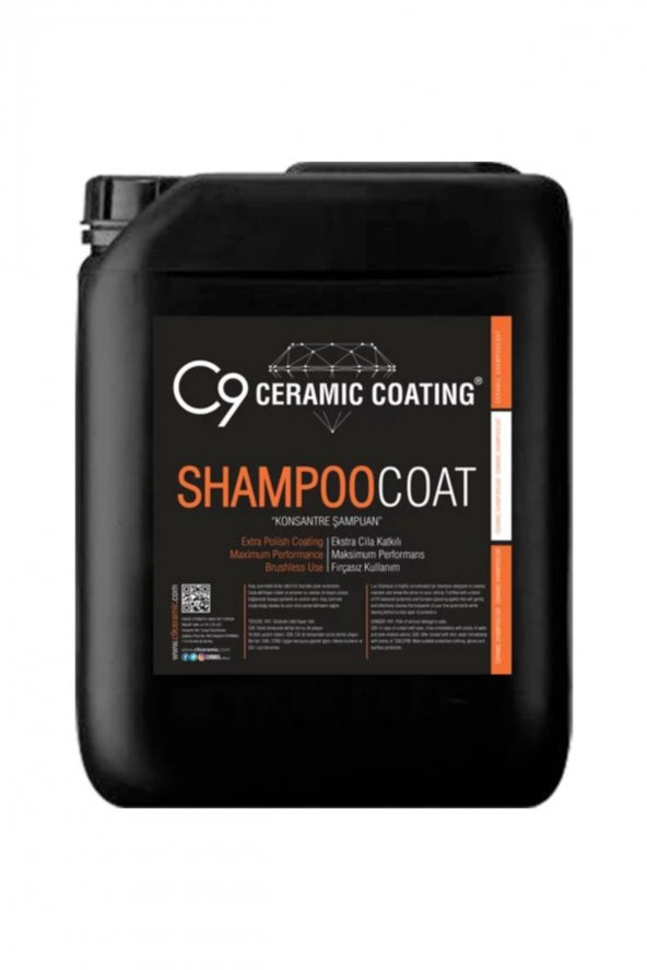 Carwax-c9 Shampoo Coat - Lüks Şampuan 20 lt