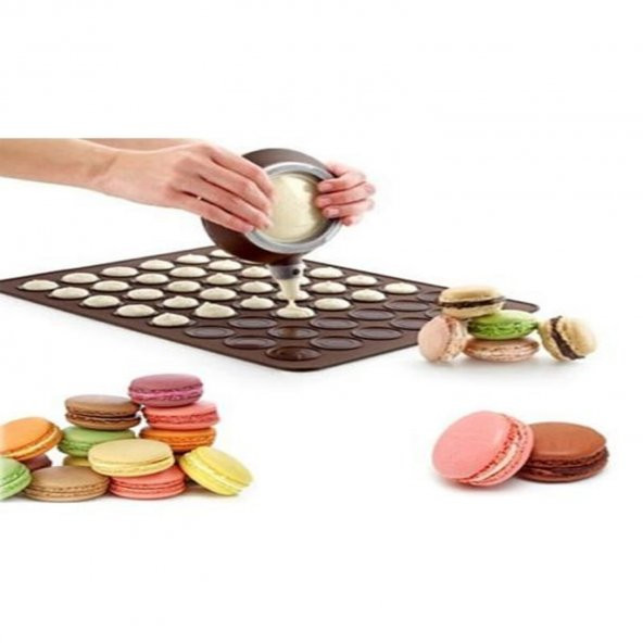 Makaron Yapım Seti ( POMPA + 6 ADET DUY + SİLPAT)