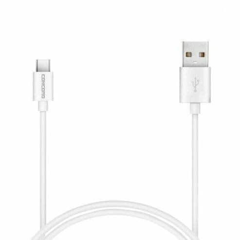 Concord C-821 2.1A 100cm (Type-c) Data ve Şarj Kablosu - Beyaz - 4