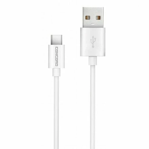 Concord C-821 2.1A 100cm (Type-c) Data ve Şarj Kablosu - Beyaz