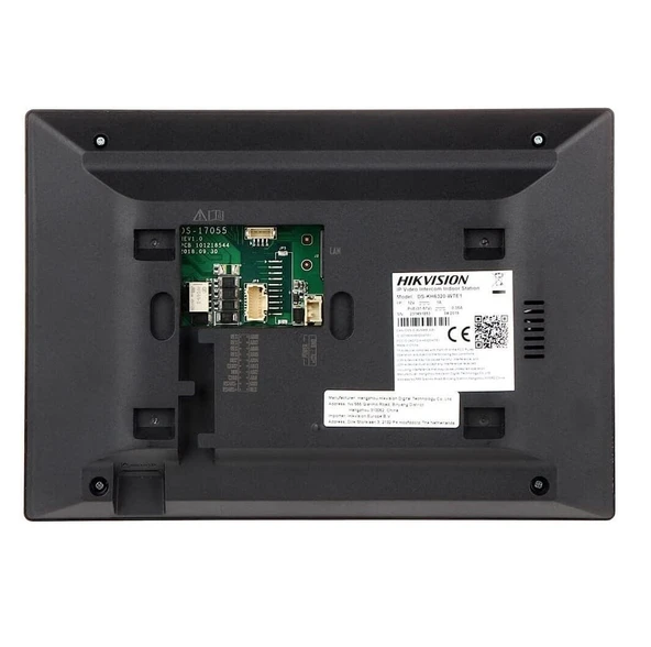 Hikvision DS-KH6320-WTE1 7" Wi-Fi Dokunmatik Ekranlı Çok Yönlü Mikrofon Villa Tipi İnterkom İç Ünite - 2