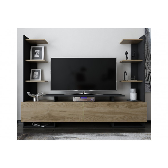 EVDEKİMODA AVA TV ÜNİTESİ (UD-SİYAH) - 2