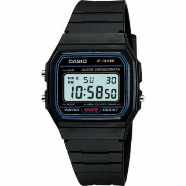 Casio F-91W-1DG Erkek Kol Saati İthalatçı Garantili (12) ay