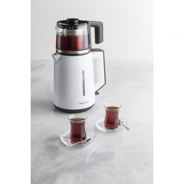 Grundig Tm 4961 B 1.8 L Cam Demlikli Çay Makinesi - 5