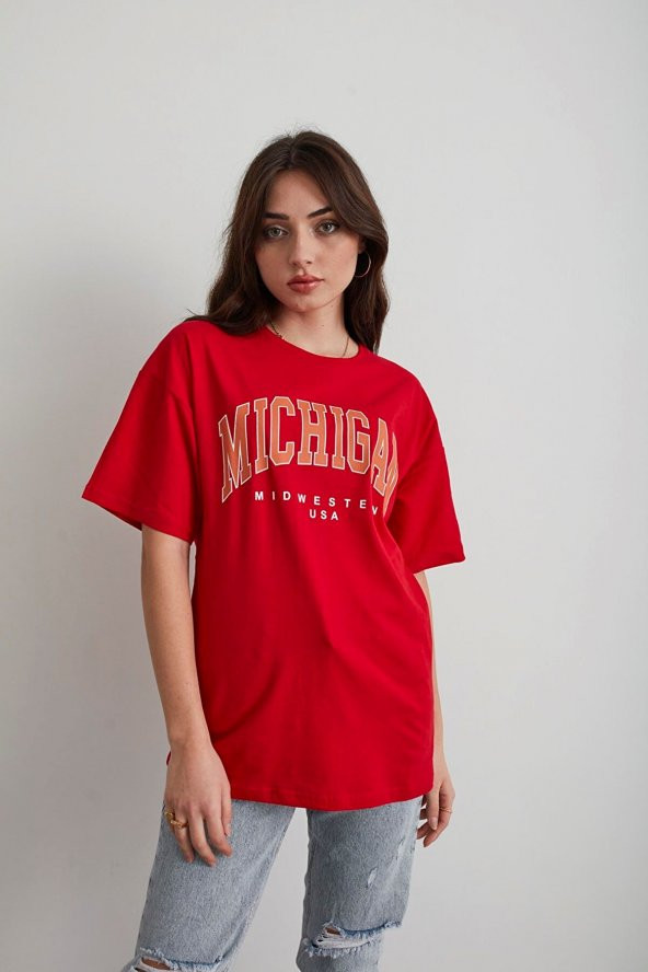 Michigan Tasarım Tshirt