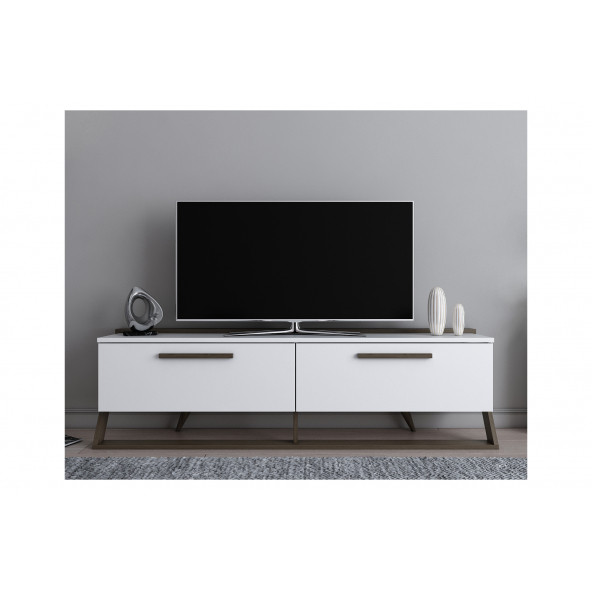 EVDEKİMODA ASTRİD TV ÜNİTESİ (BEYAZ-CEVİZ) - 2