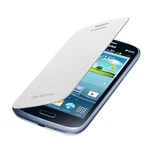 Samsung Galaxy Core Flip Cover Orjinal Kılıf Beyaz - EF-FI826BWEGWW (Outlet)