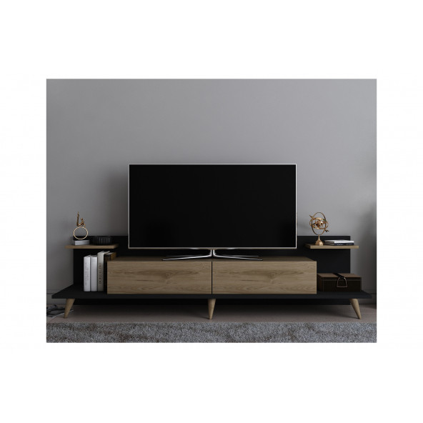 EVDEKİMODA ASTER TV ÜNİTESİ (SİYAH-UD) - 2