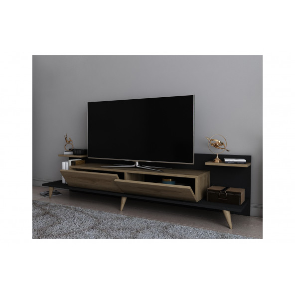 EVDEKİMODA ASTER TV ÜNİTESİ (SİYAH-UD) - 3