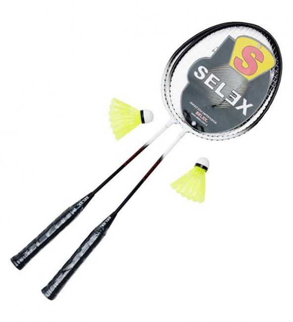 Selex Thunder Badminton Raket Set 2 Raket + 2 Top