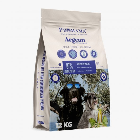 Promama Aegean Adult Balıklı Yetişkin Köpek Maması 12 KG - 452210