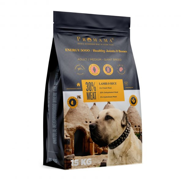 Promama Energy 5000 Yetişkin GAG Eklem Destekli Köpek Maması 15 KG - 452081