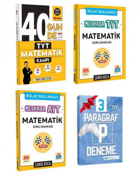 40 Günde TYT Matematik Kampı Merhaba TYT - AYT Matematik Set - 1