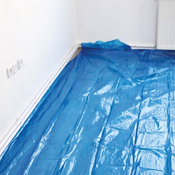 Branda Örtü Boyacı Naylonu Eşya Zemin Koruma 50 m² (4x12.5 Metre) - 2