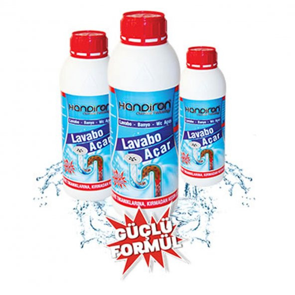 Handiron Lavabo Açıcı Banyo Gider Tıkanık Sıvı Açıcı 1000 Gr - 2