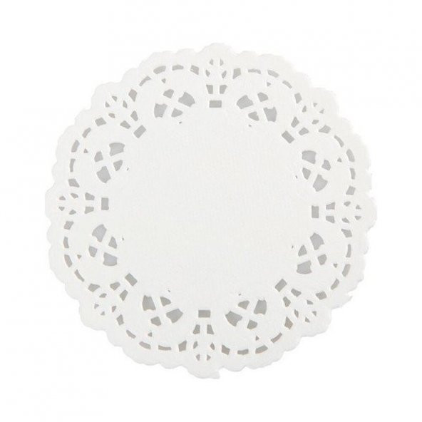 Dolphin Dantel Görünümlü Kağıt Bardak Altlığı - Çay Bardağı Kağıt Altlığı - 10 Adet 500'lü Paket - 3