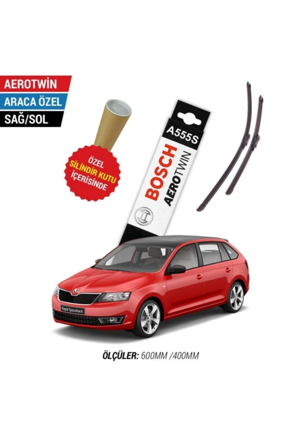 Skoda Rapid Spaceback Silecek (2013-2019) Aerotwin A555s