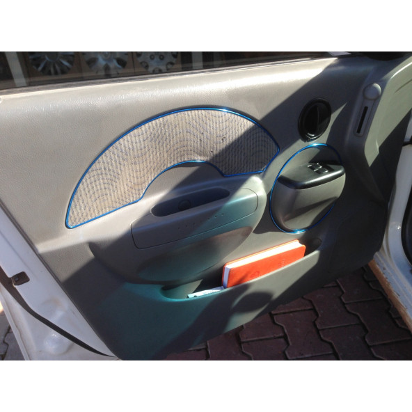 CHEVROLET CALOS TORPİDO ŞERİDİ NİKELAJ METALİK BEYAZ 4MT - TORPİDO FİTİLİ, GÖSTERGE ŞERİDİ - Resim 3