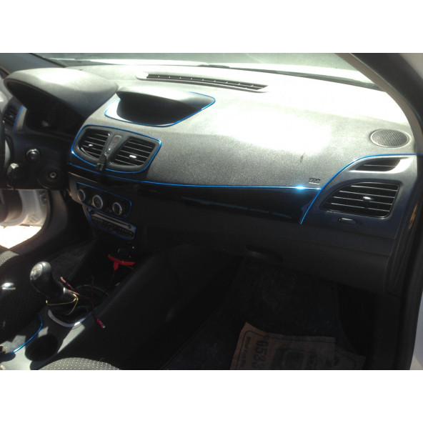 RENAULT MEGANE 3 TORPİDO ŞERİDİ NİKELAJ METALİK BEYAZ 4MT - TORPİDO FİTİLİ, GÖSTERGE ŞERİDİ - Resim 2