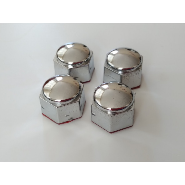 BİJON KAPAĞI NİKELAJ 4 PARÇALI (AÇIKLAMAYI OKUYUN) SÜS AMAÇLI BİJON KAPAĞI, BİJON CİVATASI