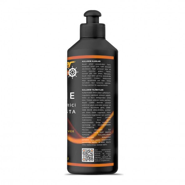 Netfer M-3000 Marin İnce Tekne Pastası - 500 mL - 3