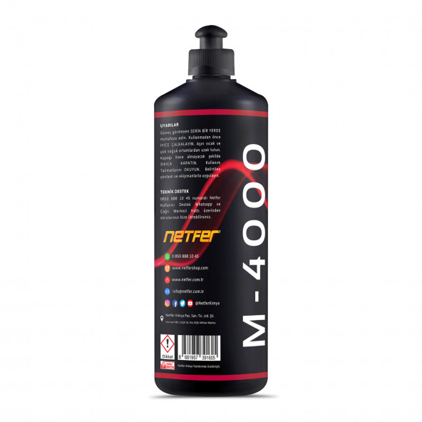 Netfer M-4000 Marin Tekne Cilası - 1 L - 2