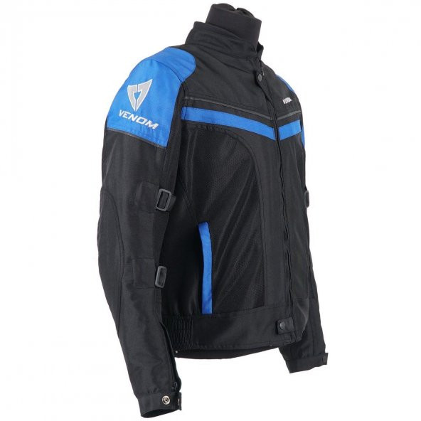 Venom Dynamıc Pro Motosiklet Montu (Mavi-Siyah) - 2