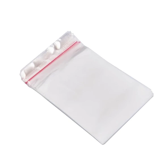 11x15+5 cm. (11x20) 1.000 Adet - Şeffaf Bantlı Yapışkanlı OPP Jelatin Poşet - 3