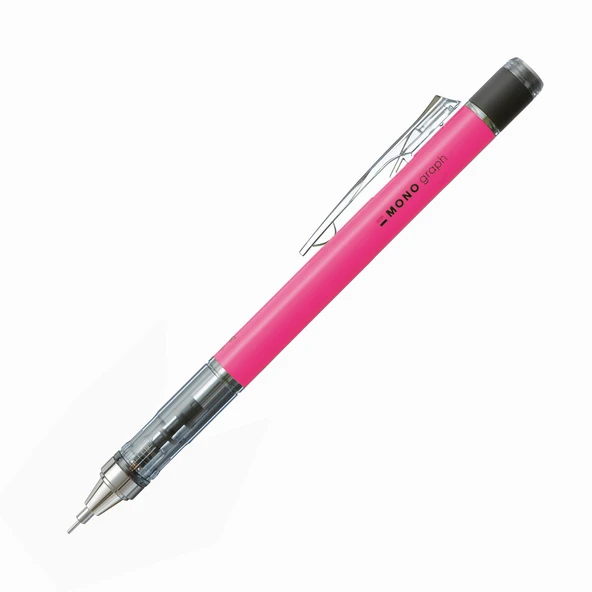 Tombow Mono Graph 0.7mm Mekanik Kurşun Kalem Neon Pembe / MG 83R7