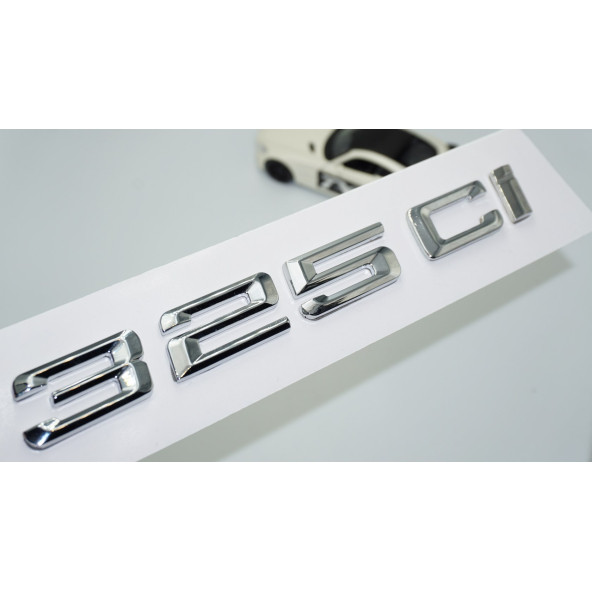 DK Tuning 325Ci Bagaj Krom Metal 3M 3D Yazı Logo Bmw İle Uyumlu ürün görseli