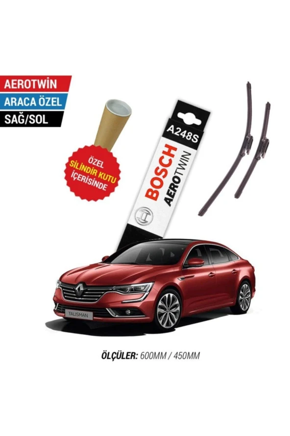 Renault Talisman Silecek Seti (2015-2020) Aerotwin A248s