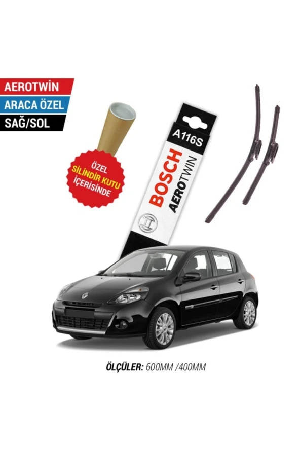 Renault Clio 3 Silecek Takımı (2006-2011) Aerotwin A116s