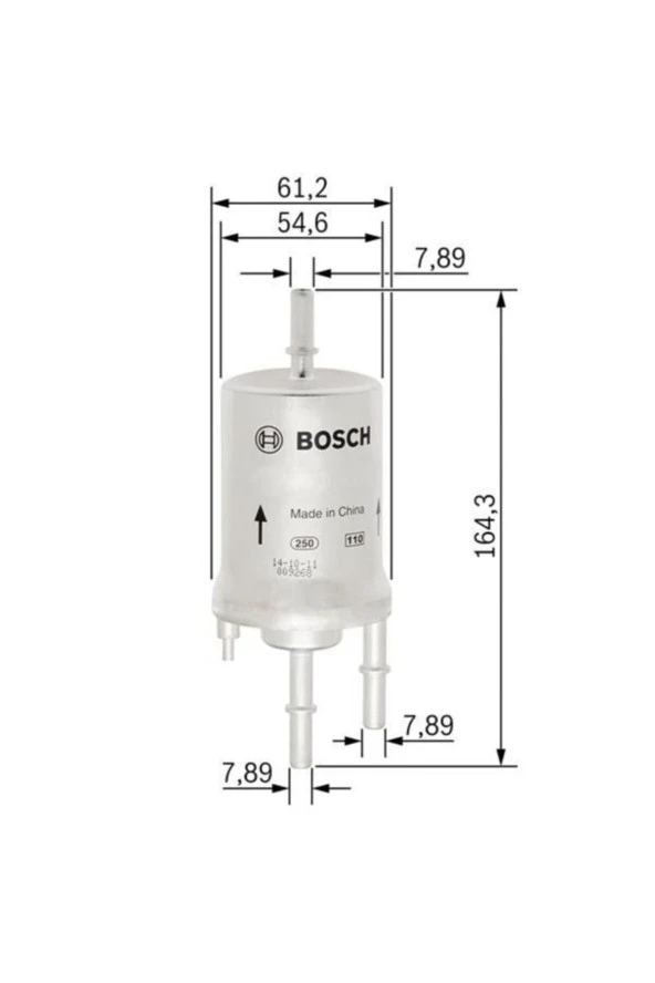 Bos-f026403008 Benzin Filtresi Polo Iv (9n) 2001 - 1.2 ...
