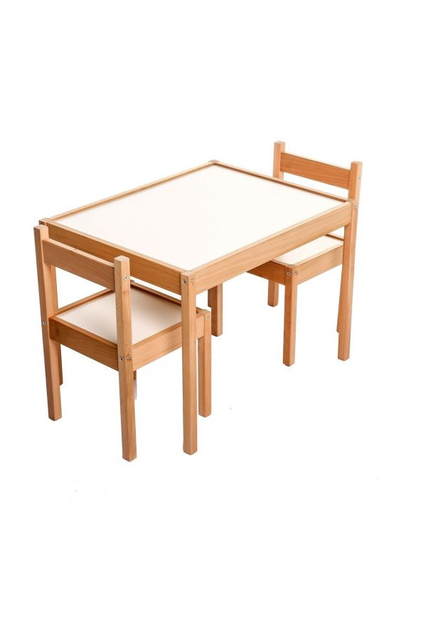 Montessori Ahşap Masa Ve Sandalye Seti