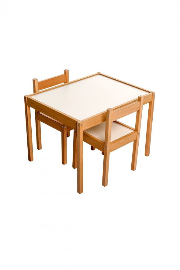Montessori Ahşap Masa Ve Sandalye Seti - 2