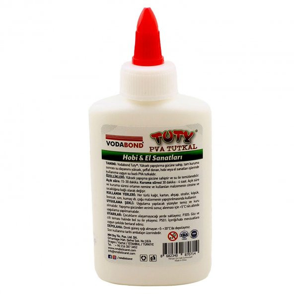 Karton Kumaş Ahşap Tutkalı Şeffaf Donar 100 ml - 2
