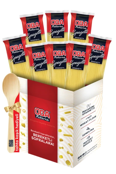 Oba Makarna  Spagetti  500 Gr x 8 Adet