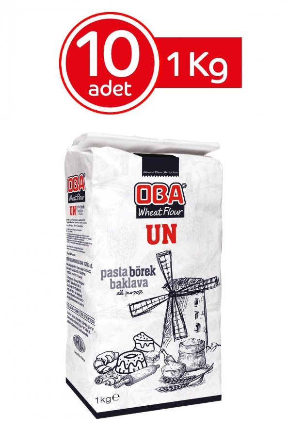 Oba Un 1 kg (10lu paket)