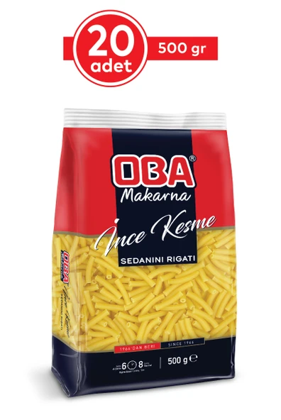 Oba Makarna İnce Kesme 500 Gr x 20 Adet - 2