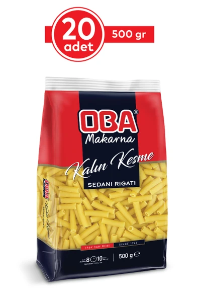 Oba Makarna Kalın Kesme 500 Gr x 20 Adet - 2
