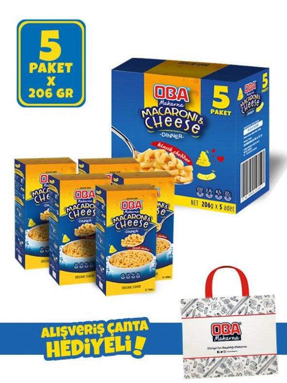 Oba Macaroni and Cheese (Mac & Cheese 5 Adetx206gr)