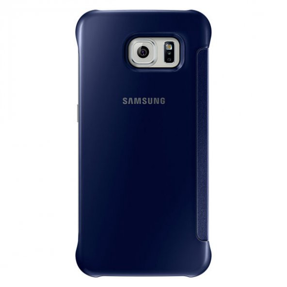 Samsung Galaxy S6 Orjinal Clear View Cover - Siyah EF-ZG920BBEGWW