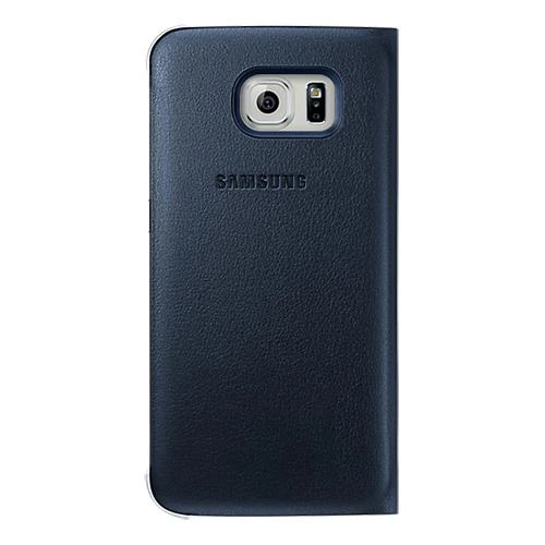 Samsung Galaxy S6 Orjinal S-View Cover (Deri Görünümlü) - Lacivert EF-CG920PBEGWW - Resim 7