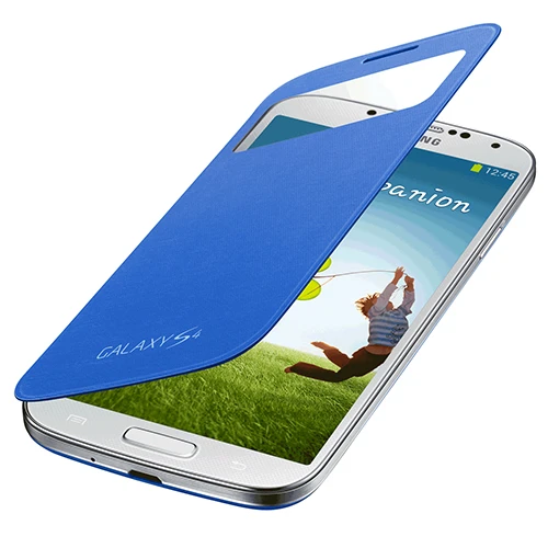 Samsung Galaxy S4 Orjinal S View Cover Kılıf - Mavi EF-CI950BCEGWW (Outlet) - 6